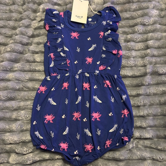 Kyte Baby Axolotl Romper 3T NEW - Picture 1 of 6